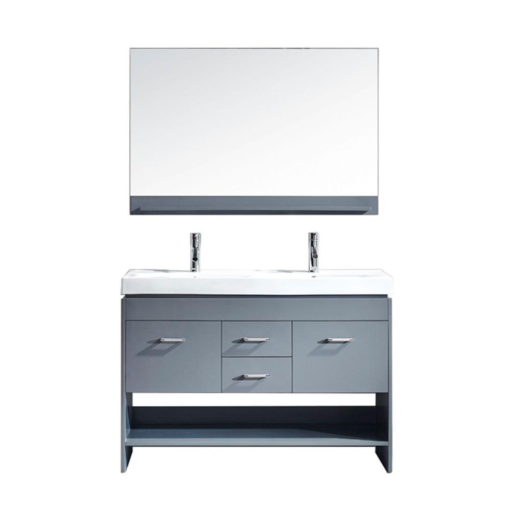 Virtu Usa Gloria 48 In Double Basin Vanity Espresso With Virtu Usa Gloria 48 In Double Basin Vanity Espresso With Porcelain Top White And Mirror Md 423 C Es The Home Depot
