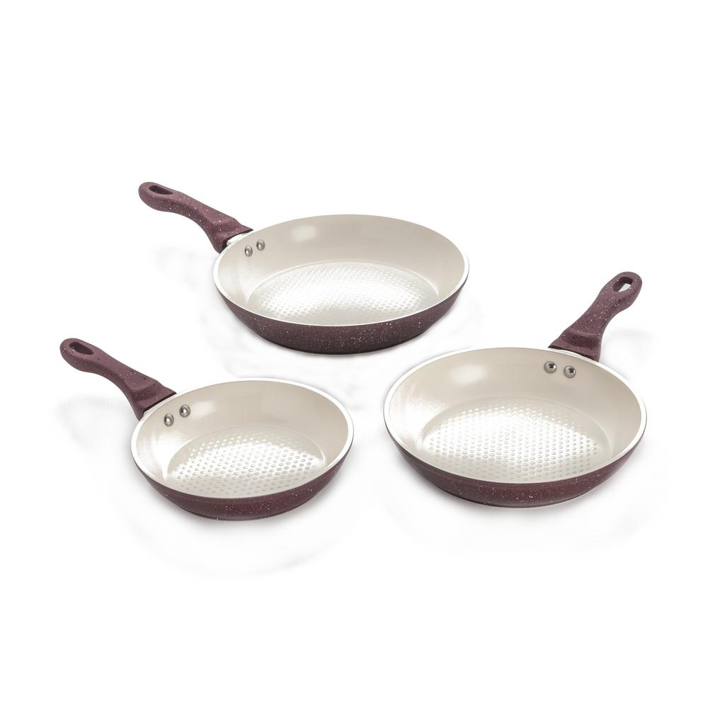 UPC 878201005786 product image for 12 in. Aluminum Forged Frypan with Ceramic Non-Stick Coating, Red | upcitemdb.com