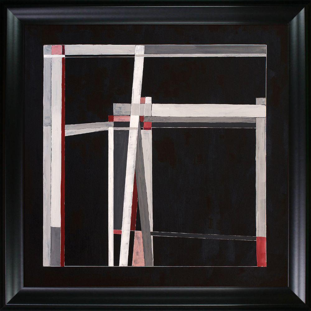 overstockArt ArtistBe Rangle No.11 with Black Satin Frame by Clive Watts