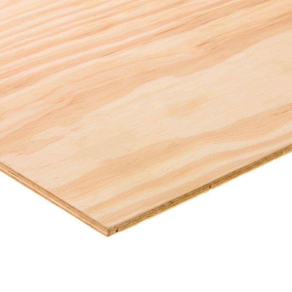 15/32 in. x 4 ft. x 8 ft. BC Sanded Pine Plywood166030 The Home Depot