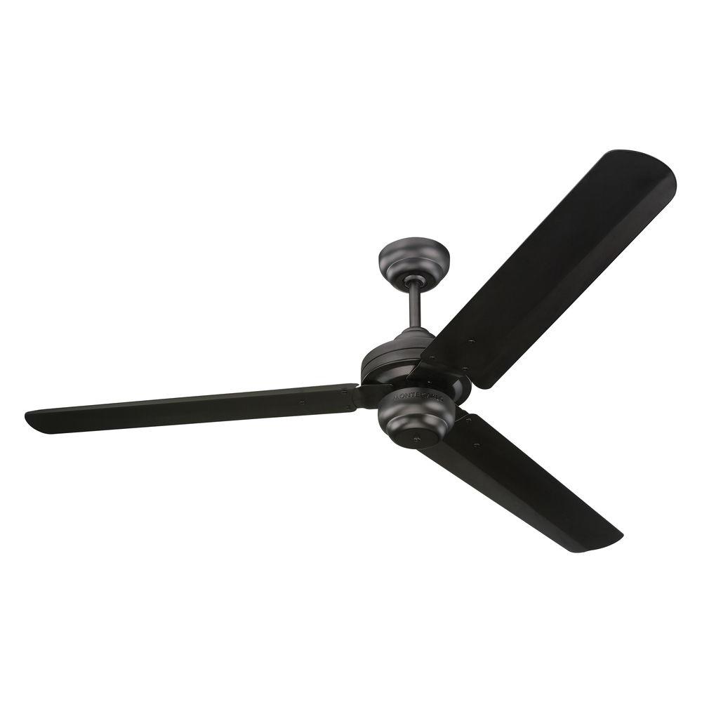 Monte Carlo Studio 54 In Matte Black Ceiling Fan 3su54bk The