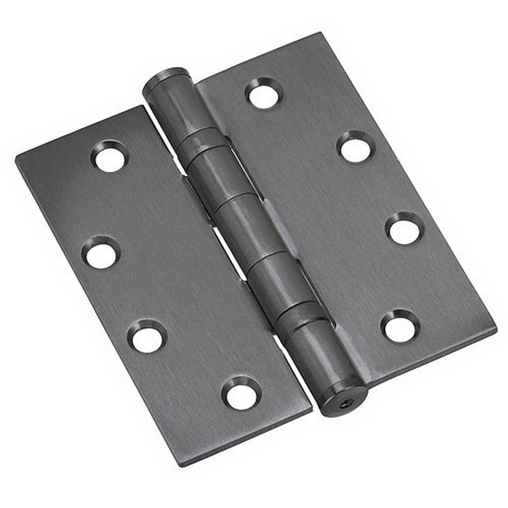 Onward Full Mortise Inset Antique Nickel Hinge 3 Pack 4823anb