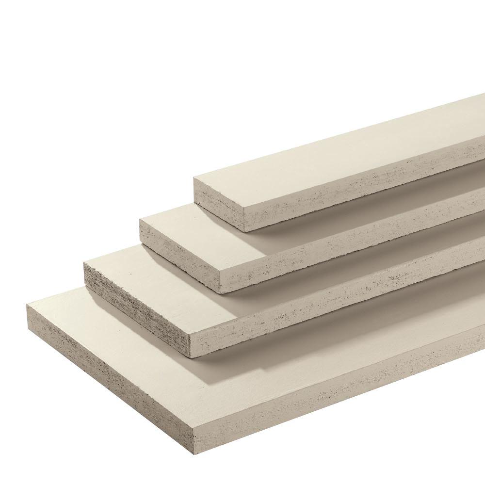 1 in. x 4 in. x 16 ft. Gray Primed MDF Trim83385 The Home Depot