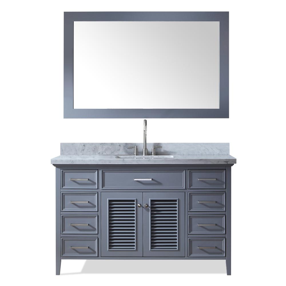 50 58 In Bathroom Vanities Bath The Home Depot Kensington 55 In Bath Vanity