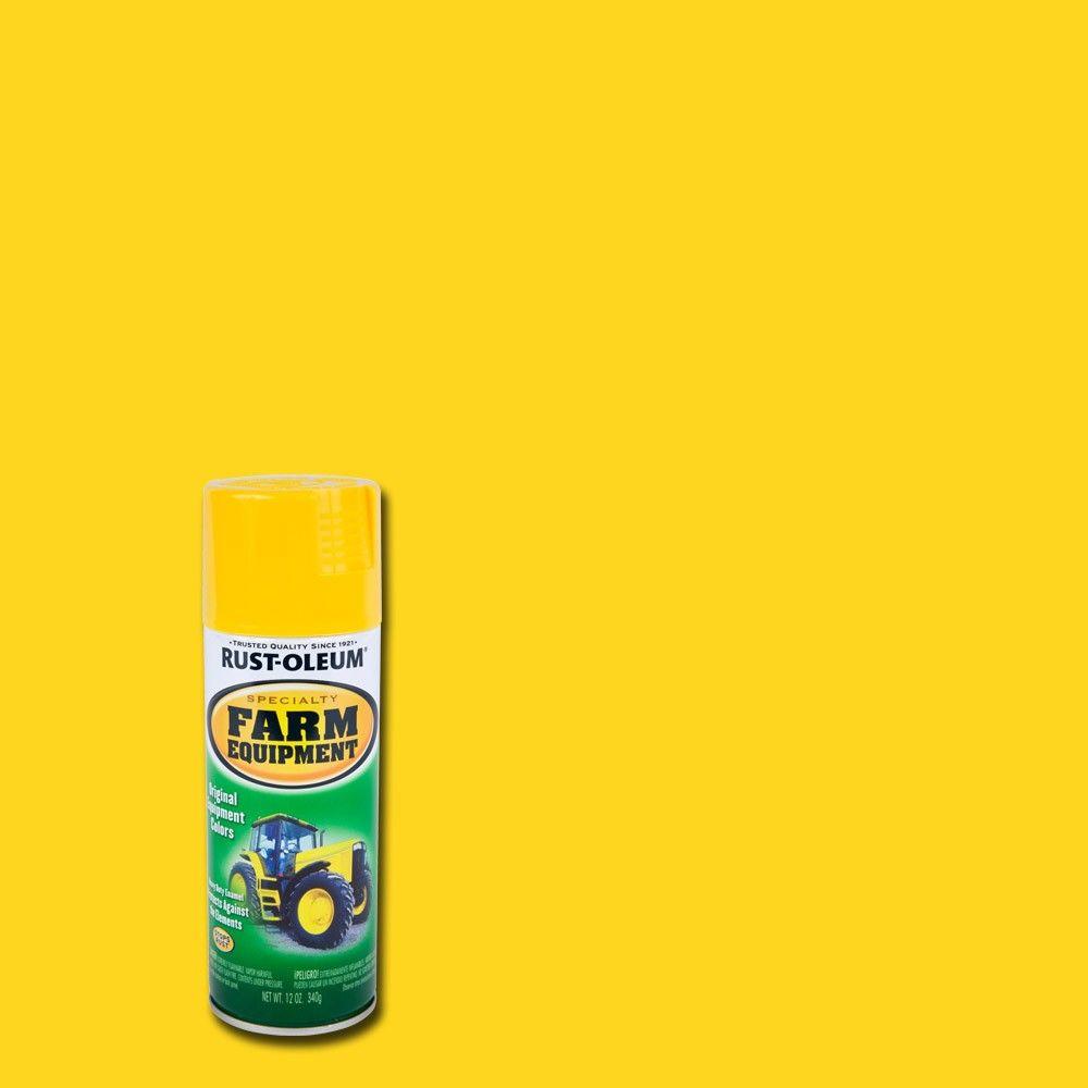 RustOleum Specialty 12 oz. Yellow John Deere Farm Equipment Spray