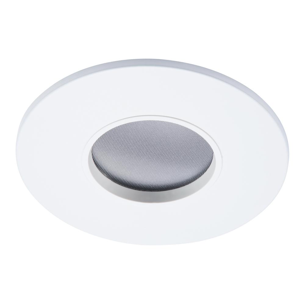Halo ML 4 inch White Round Recessed Ceiling Light Fixture Retrofit Trim with... by Halo