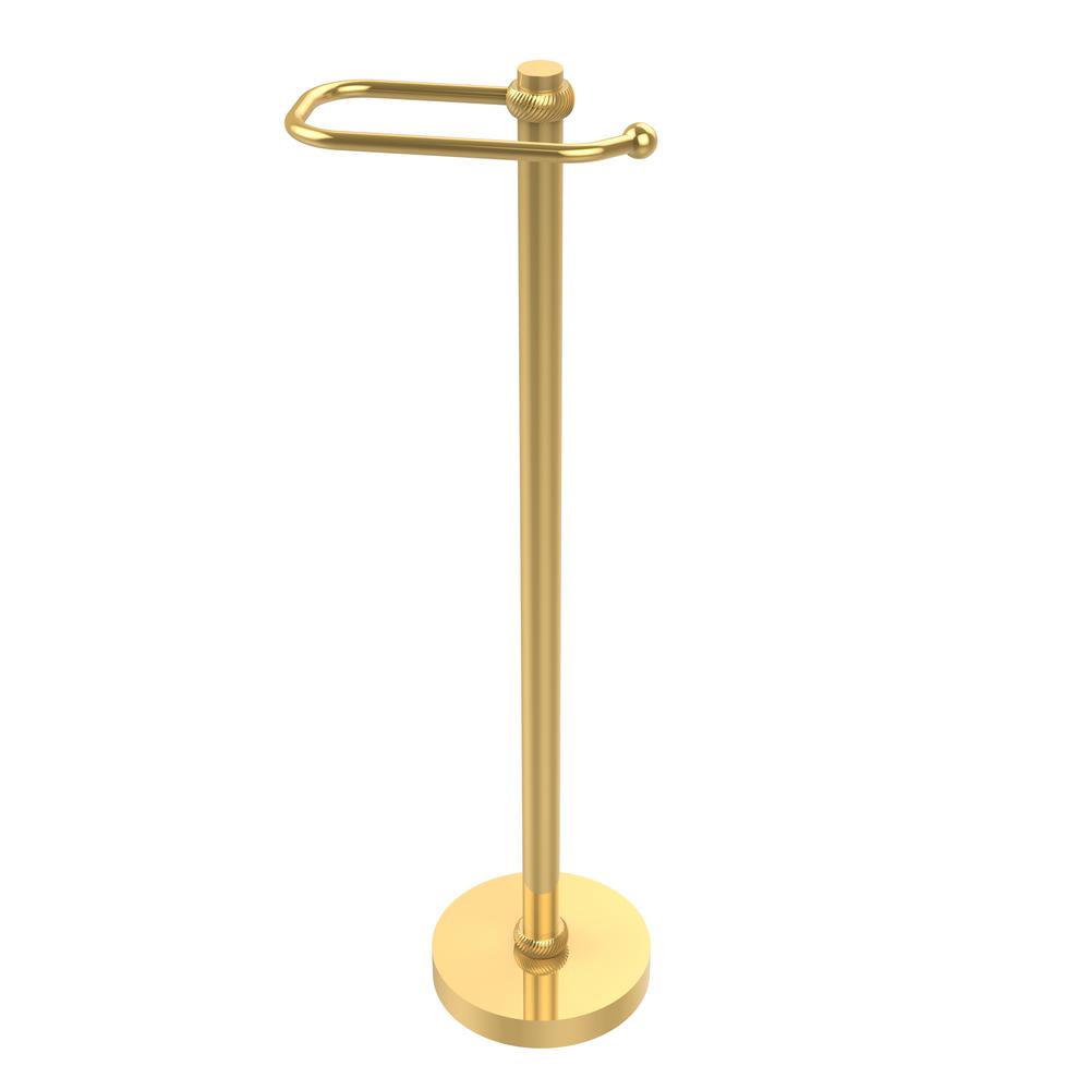 Allied Brass European Style Free Standing Toilet Paper Holder in