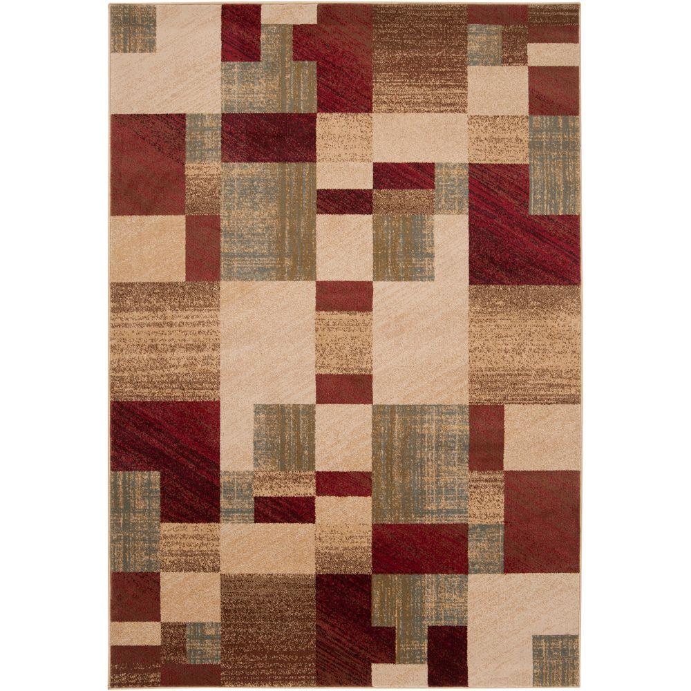 Futrono Tea Leaves 4 Ft X 5 Area Rug