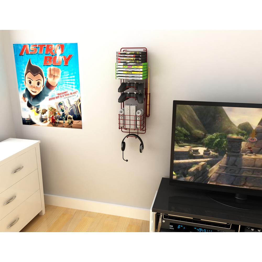 Atlantic Red Media Storage38806137 The Home Depot