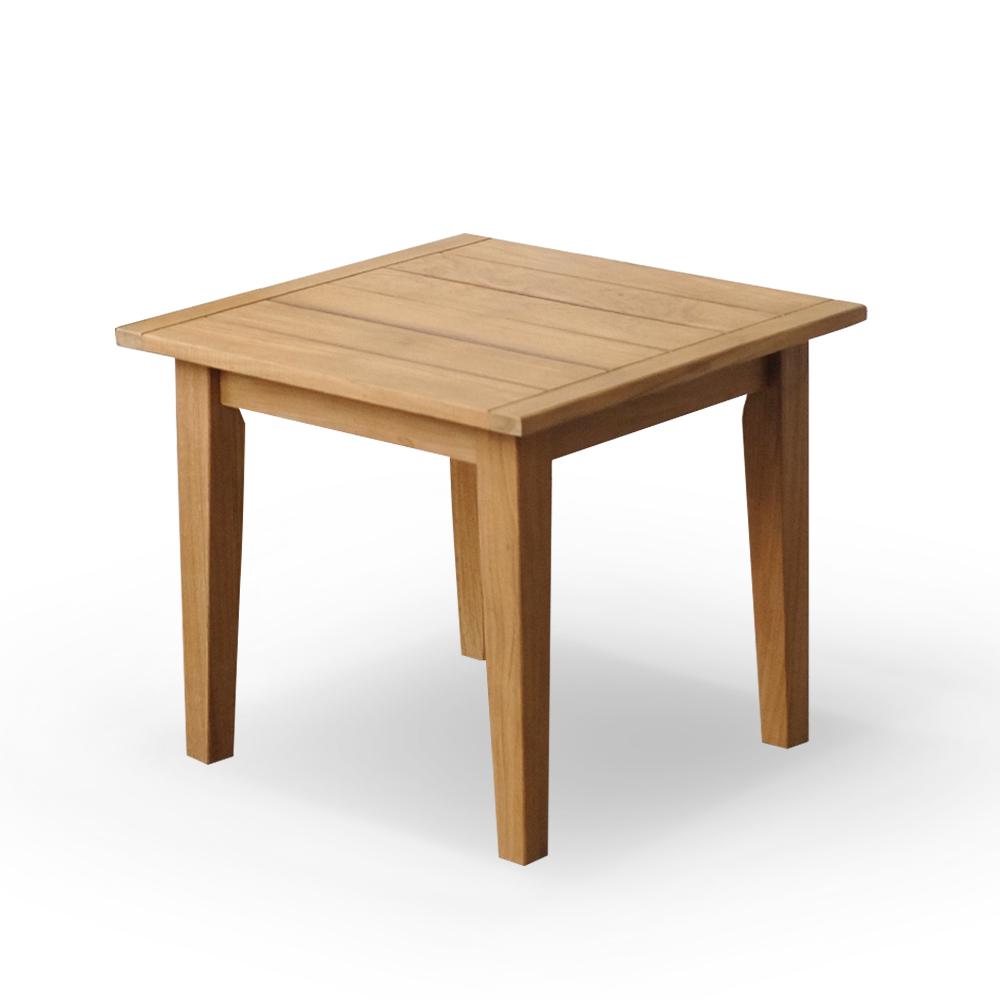 Cambridge Casual Heaton Natural Teak Wood Outdoor Side Table Hd
