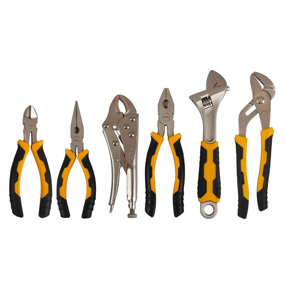 OLYMPIA Plier and Adjustable Wrench Set (6Piece)88606220 The Home