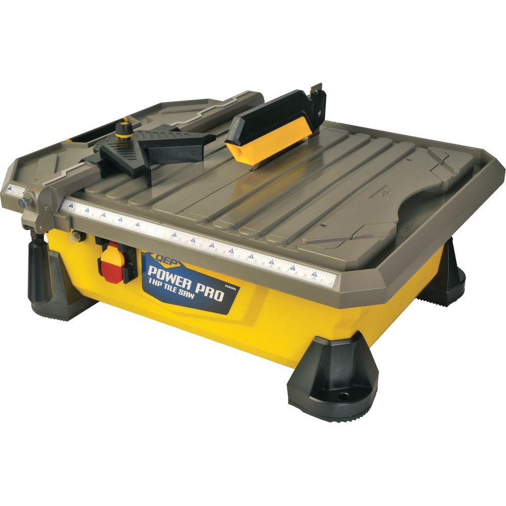 Qep 7 In Power Pro Tile Wet Saw 22900q The Home Depot
