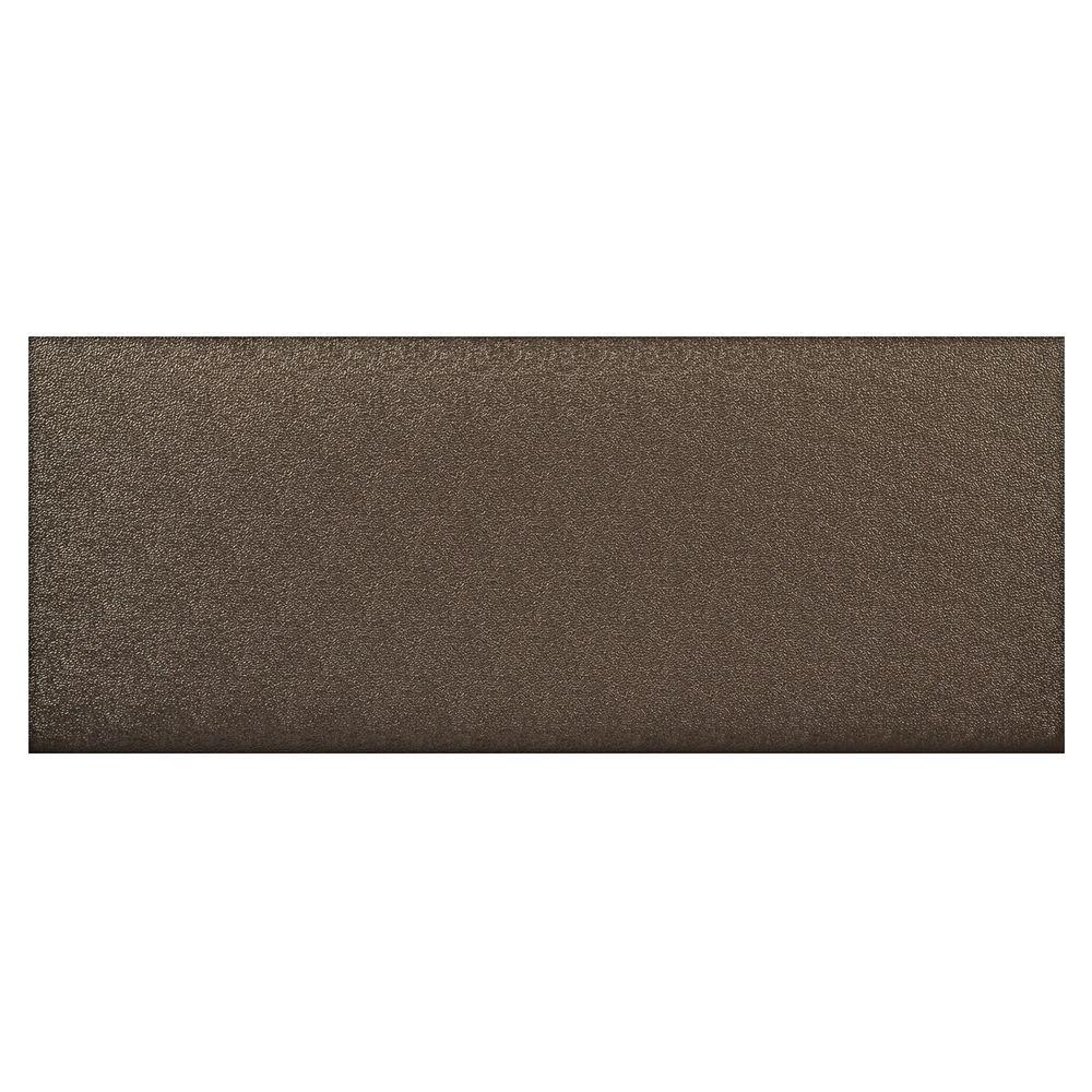 Hometrax Designs Kitchen Comfort Black 20 In X 36 In Floor Mat