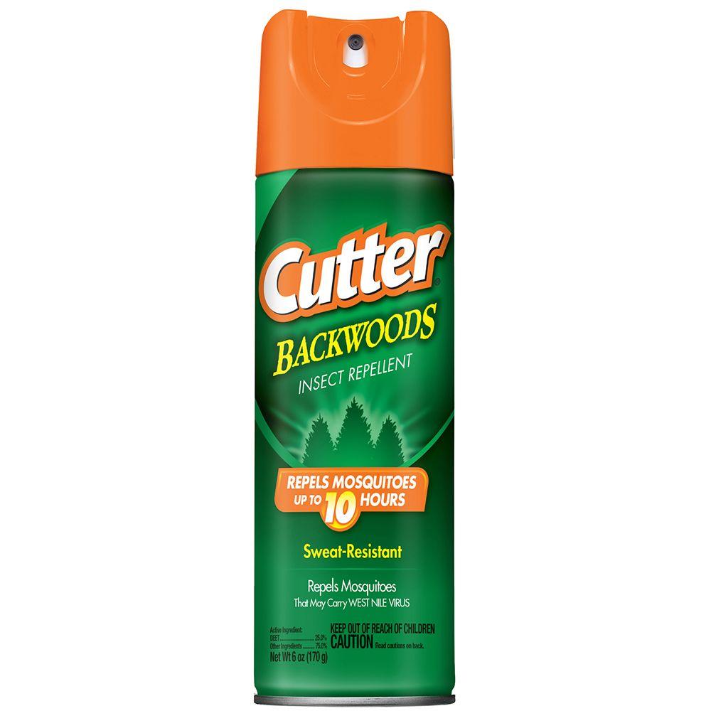 Cutter 6 Oz Aerosol Backwoods Insect Repellent Spray HG 96280 The   Cutter Bug Spray Hg 96280 64 1000 