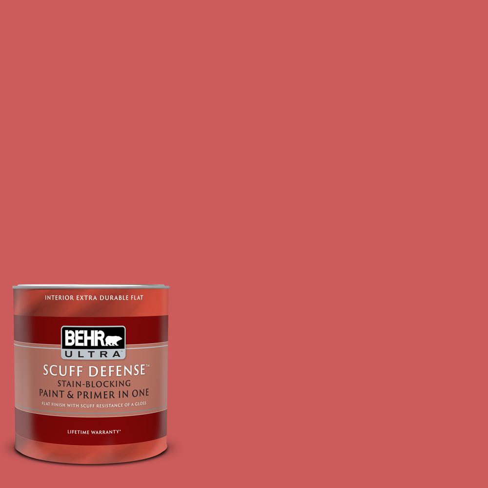BEHR ULTRA SCUFF DEFENSE 1 qt. P1605 Pinkadelic Extra Durable Flat
