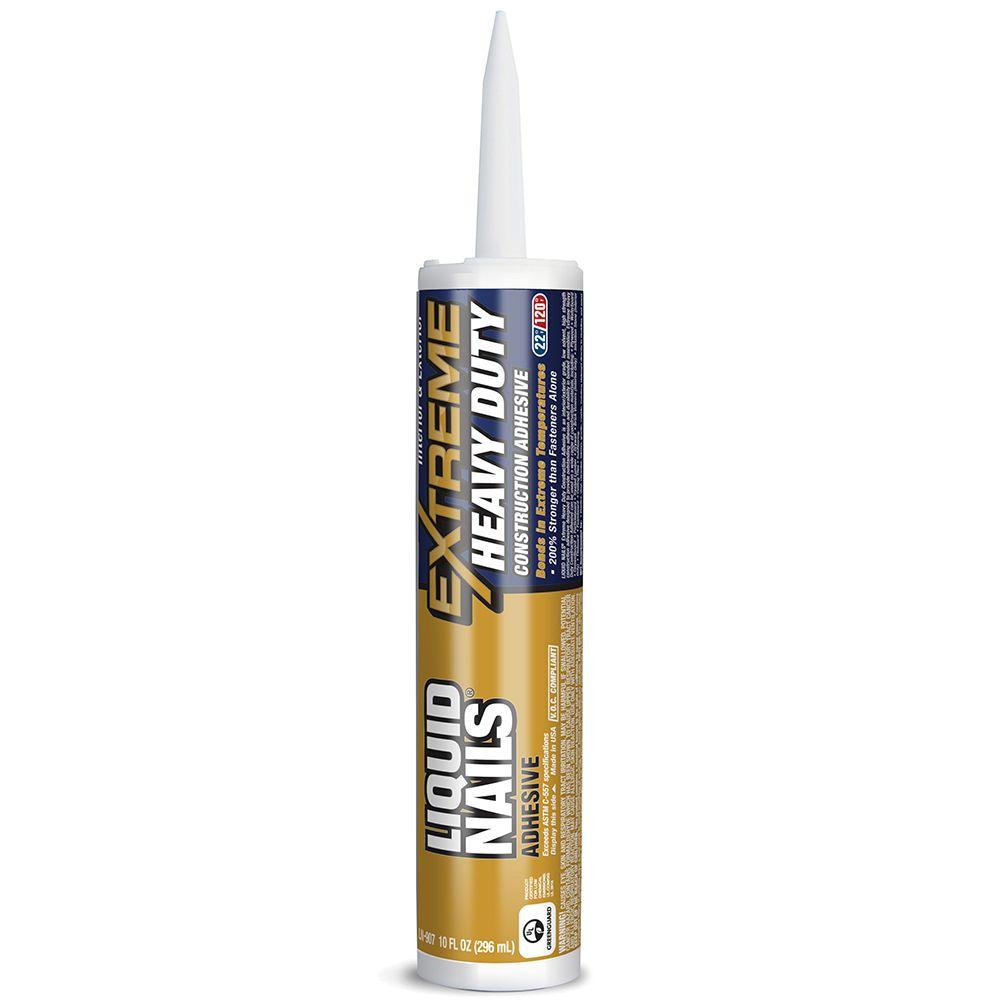 Liquid Nails Extreme Heavy Duty 10 oz. White Interior and Exterior