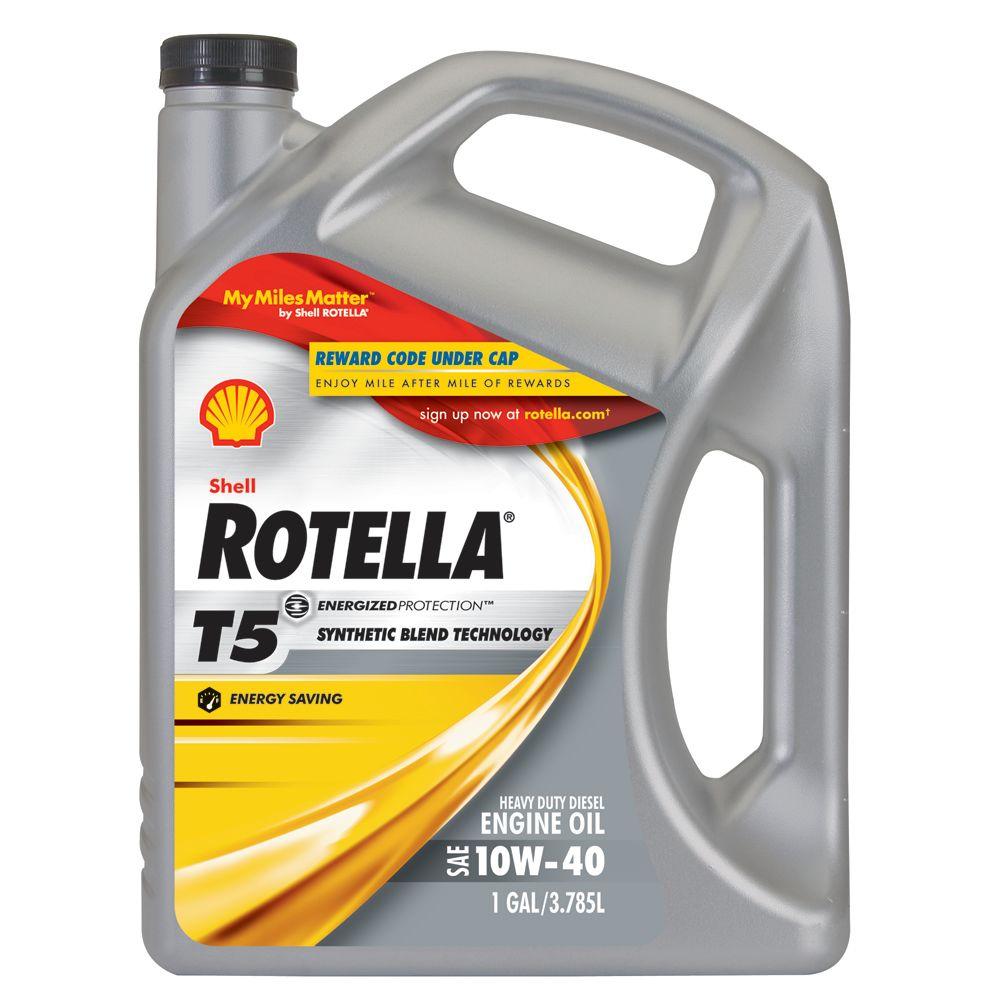 ROTELLA 10W40 128 fl. oz. Motor Oil550019907 The Home Depot