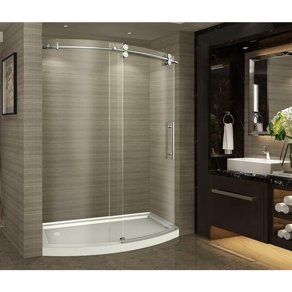 Stainless Steel Shower Stalls And Kits Showers The Home Depot