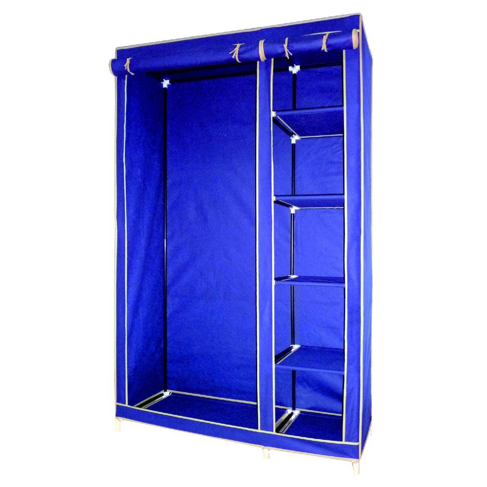 Sunbeam 70 in. H Blue Storage Closet with Shelving-SC10380 - The Home Depot