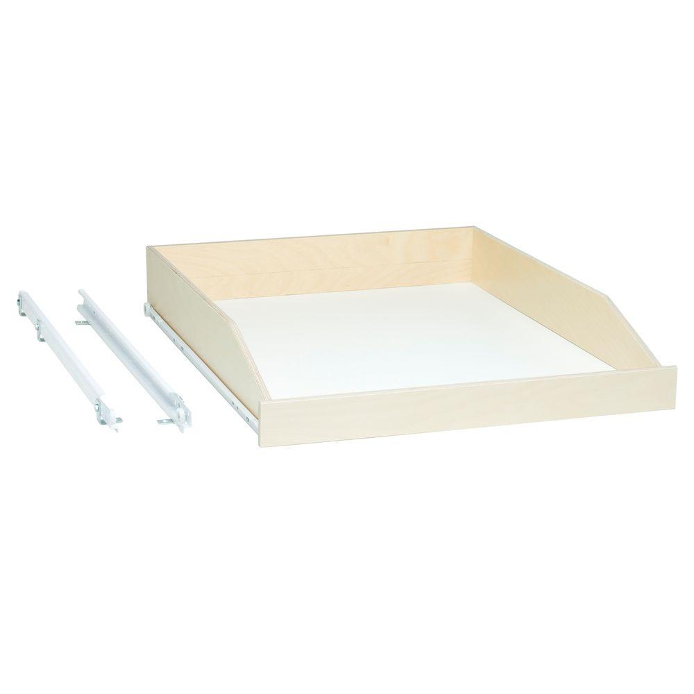 SlideAShelf MadeToFit SlideOut Shelf 6 in. to 36 in. Wide, 3/4