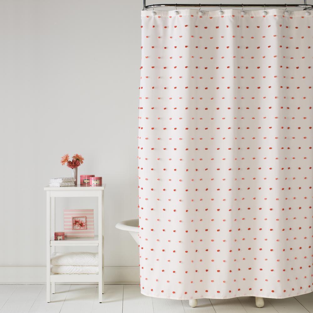 Bathroom Waterproof Fabric Shower Curtain Set Black Dot White /& Blue Stripe Dogs