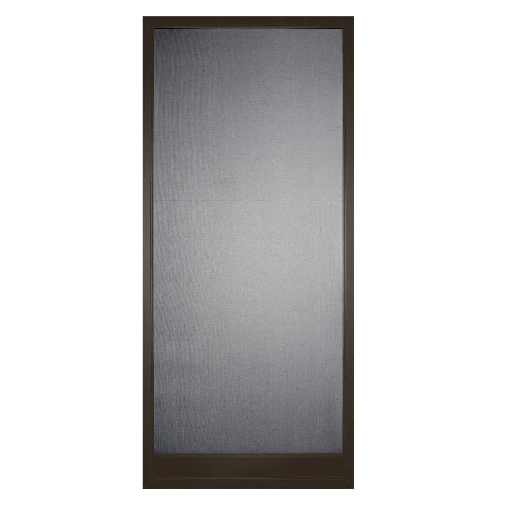 Unique Home Designs 32 in. x 80 in. Bronze Surface Mount Meshtec