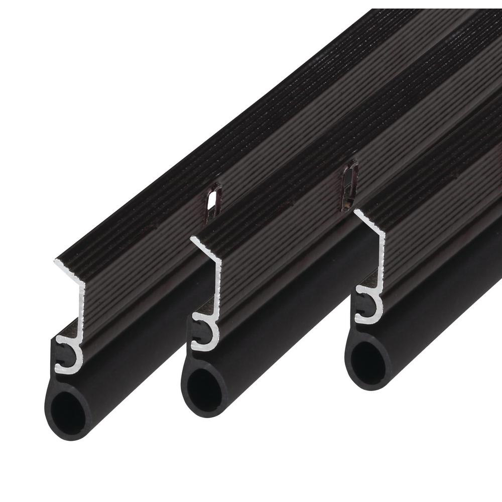 Bronze Finish 36"Door Jamb Weatherstrip 7 ft Set Durable PowderCoated