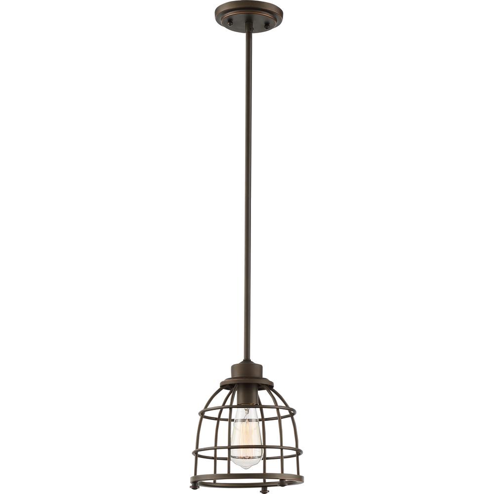 Cambridge 1-Light Mahogany Bronze Pendant-CLI-SC658488 - The Home Depot