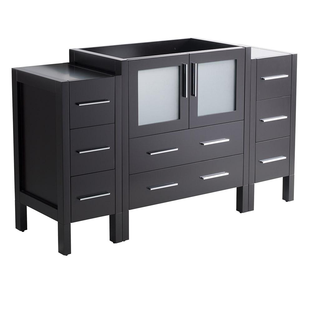 Fresca 54 In Torino Modern Bathroom Vanity Cabinet Espresso Fresca 54 In Torino Modern Bathroom Vanity Cabinet Espresso