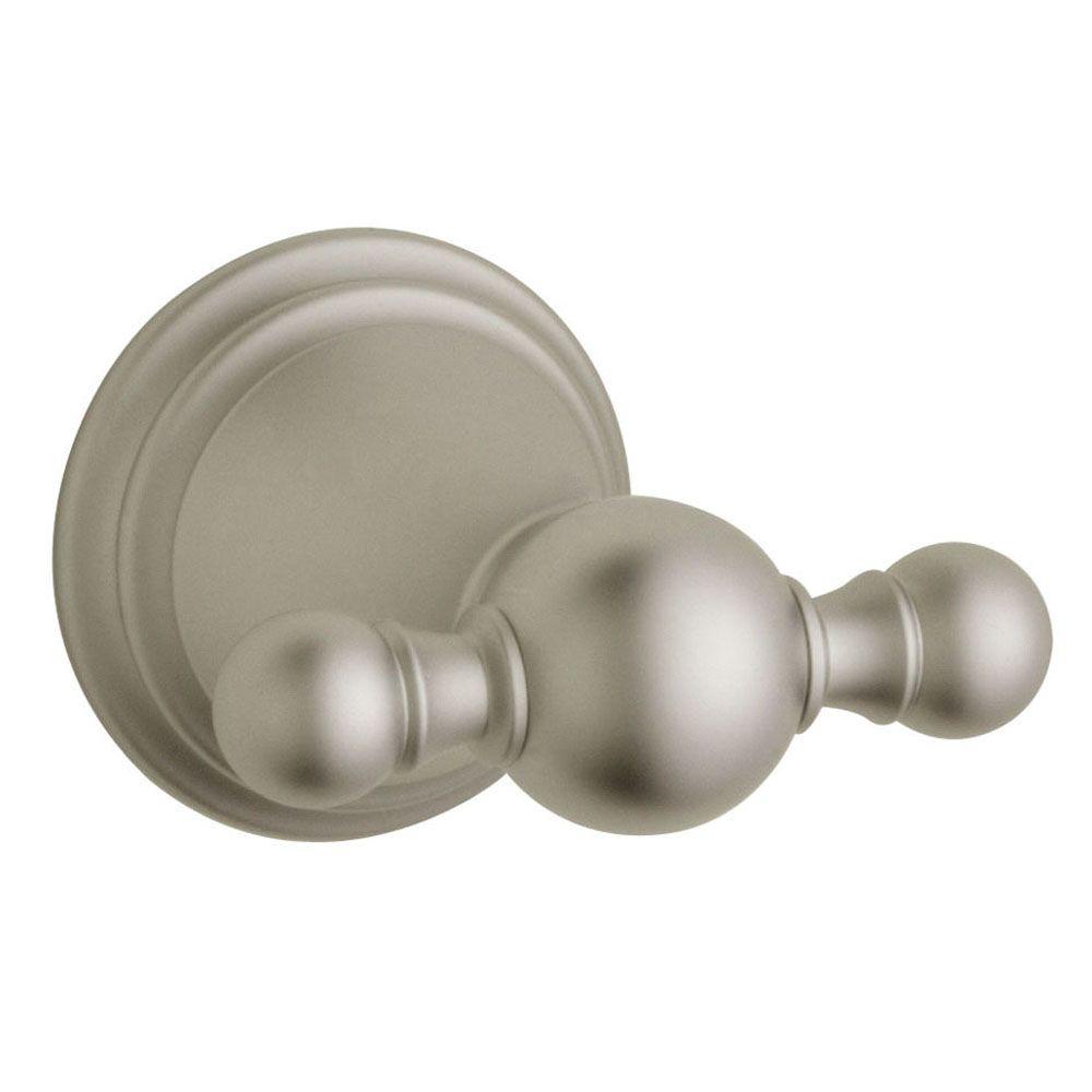 GROHE Geneva Double Robe Hook in Brushed Nickel InfinityFinish by GROHE