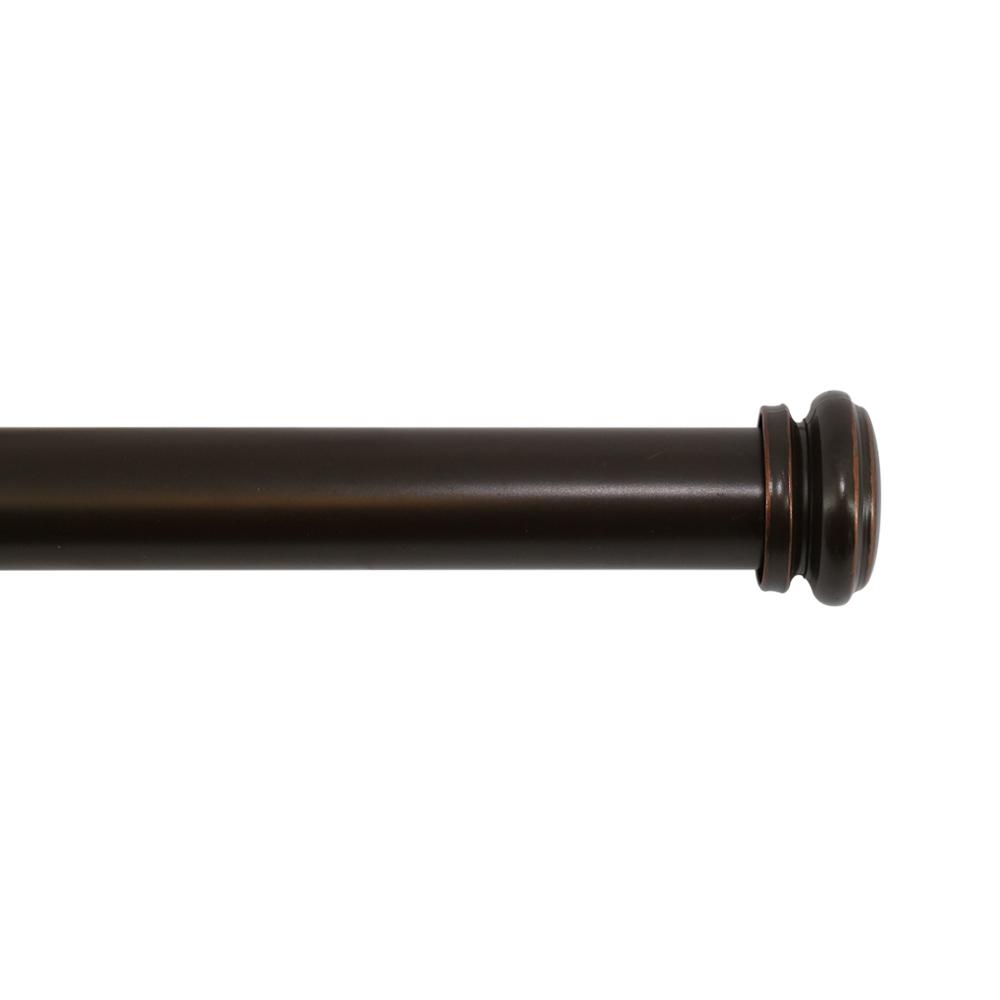 Single Curtain Rod In Oil Rubbed Bronze, Where Are Curtain Rods In Home Depot