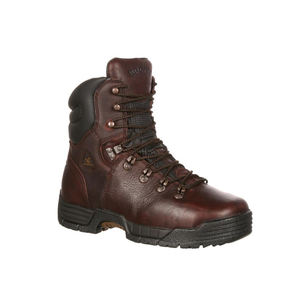 men's 8 inch steel toe work boots