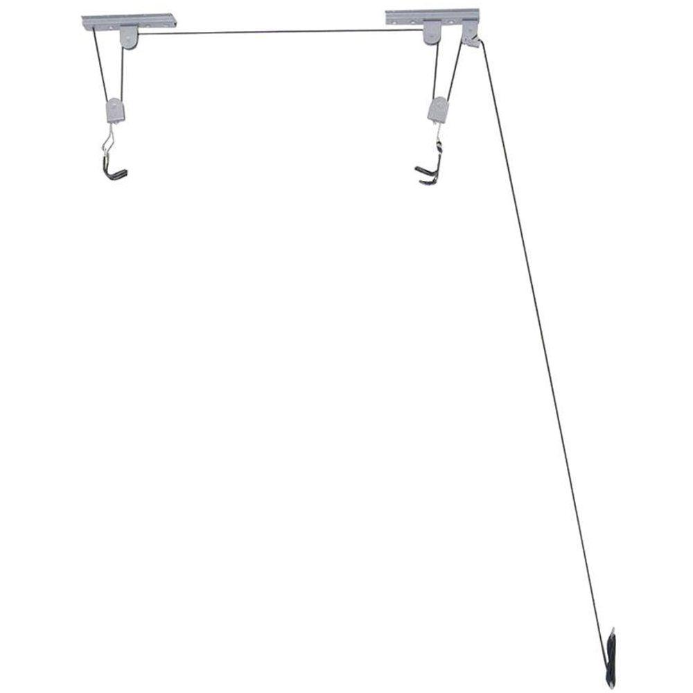 storage ceiling greco hoist el equipment homedepot racks mounted depot garage sold