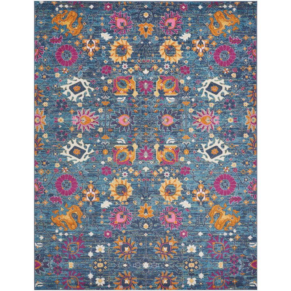Nourison Passion Denim 8 Ft X 10 Area Rug 387561 The Home Depot Nourison Passion Denim 8 Ft X 10 Area Rug
