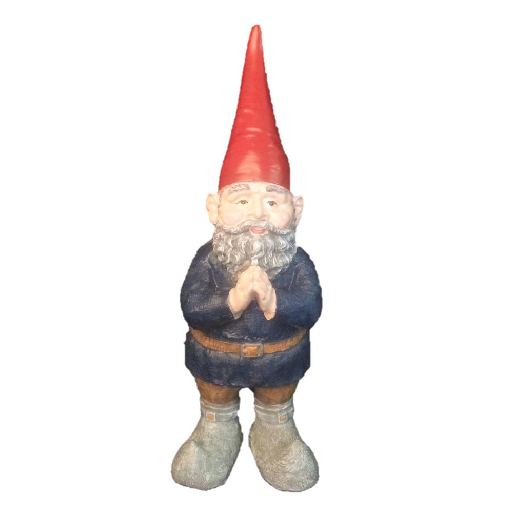 Homestyles 32 In H Giant Mordecai The Garden Gnome Praying Hands