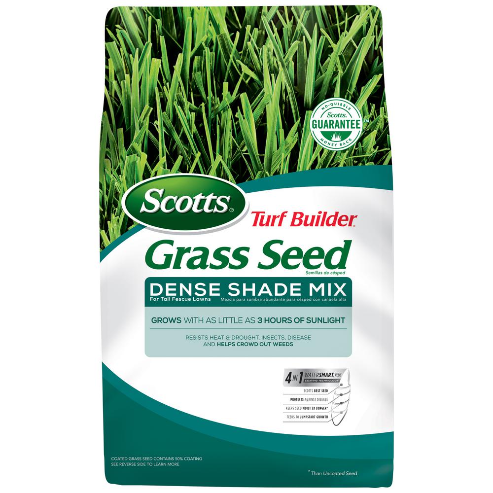 Scotts 7 Lb Turf Builder Grass Seed Dense Shade Mix For Tall Fescue 