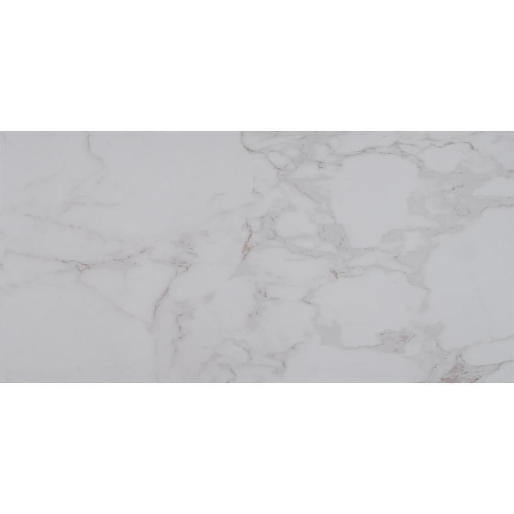 Msi Carrara 12 In X 24 Polished Porcelain Floor And Wall Tile This Review Is From Carrara 12 In X 24 Glazed Porcelain Floor And Wall Tile 16 Sq Ft Case