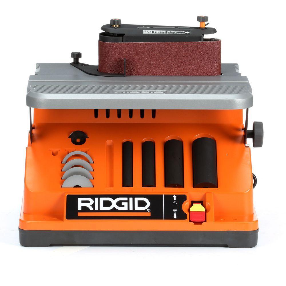 Bench Sander Oscillating Belt Spindle Sanding Woodworking Dressing ...