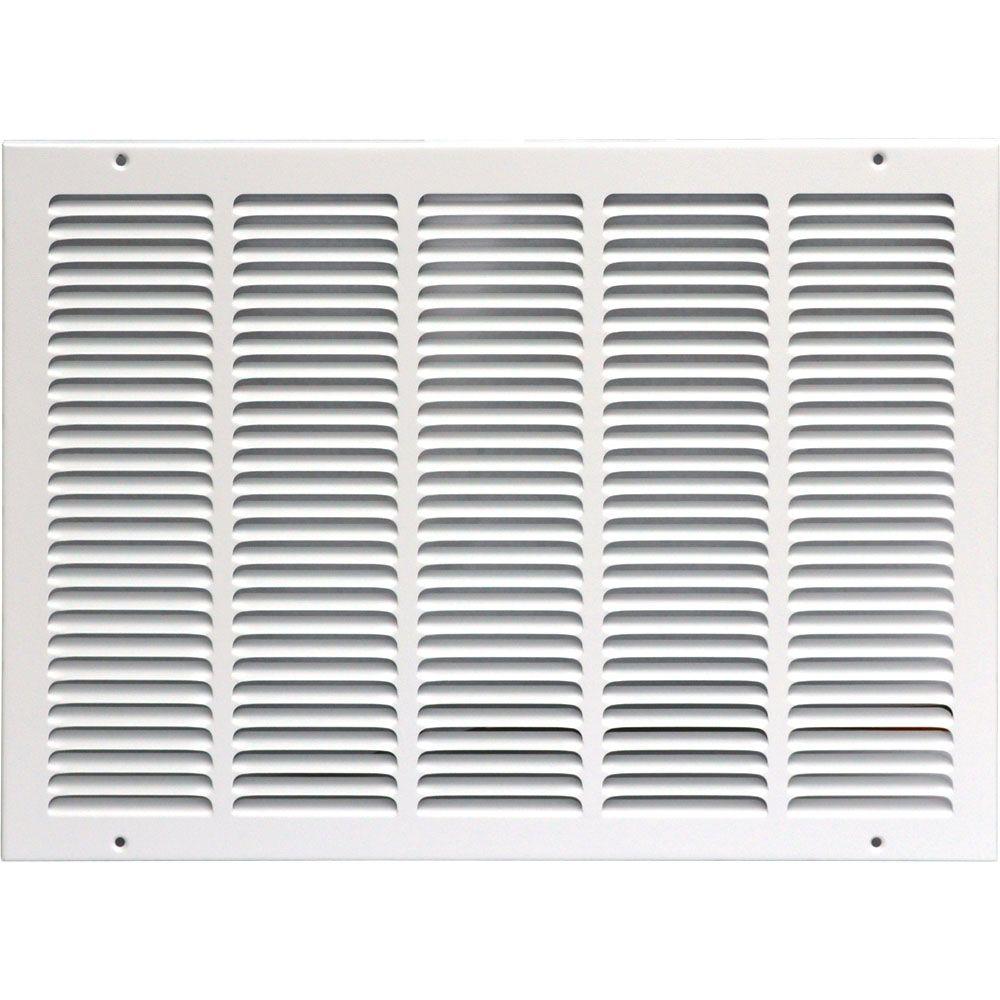 SPEEDIGRILLE 20 in. x 14 in. Return Air Vent Grille, White with Fixed