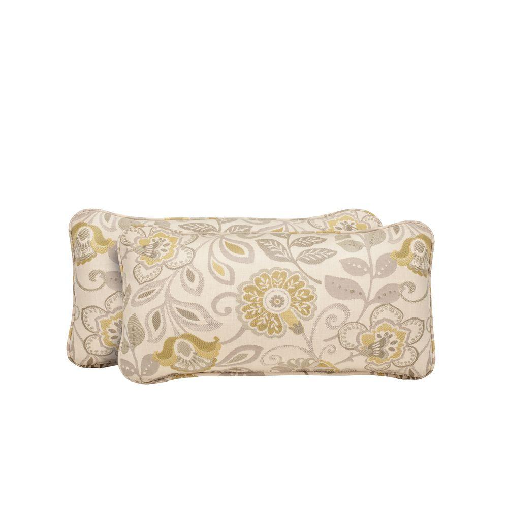 Brown Jordan Vineyard Aphrodite Spring Outdoor Lumbar Pillow (2Pack