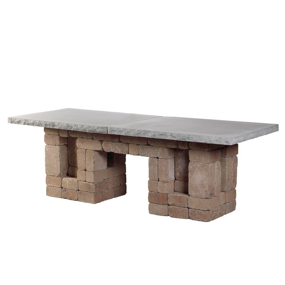 Necessories Desert Rectangle Patio Dining Table 4201132 The Home Depot