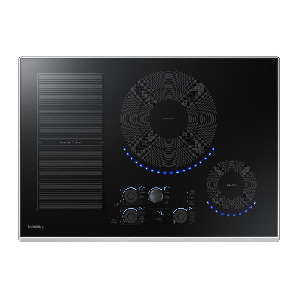 Samsung 30 in. Induction Cooktop with Stainless Steel Trim with 5