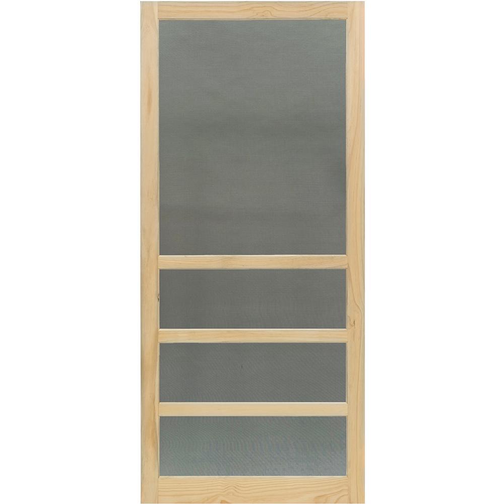 36 x 80 Wood Screen Doors Exterior Doors The Home Depot