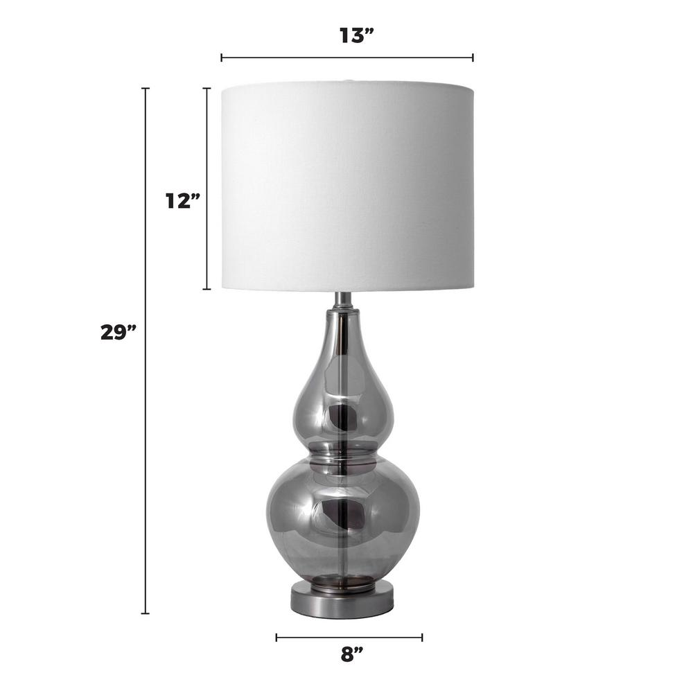 silver bedside lights