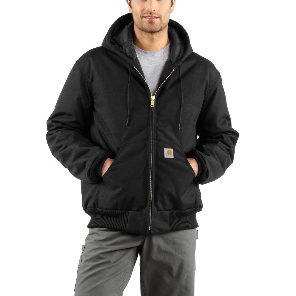 Black Nylon Arctic Quilt Lined 