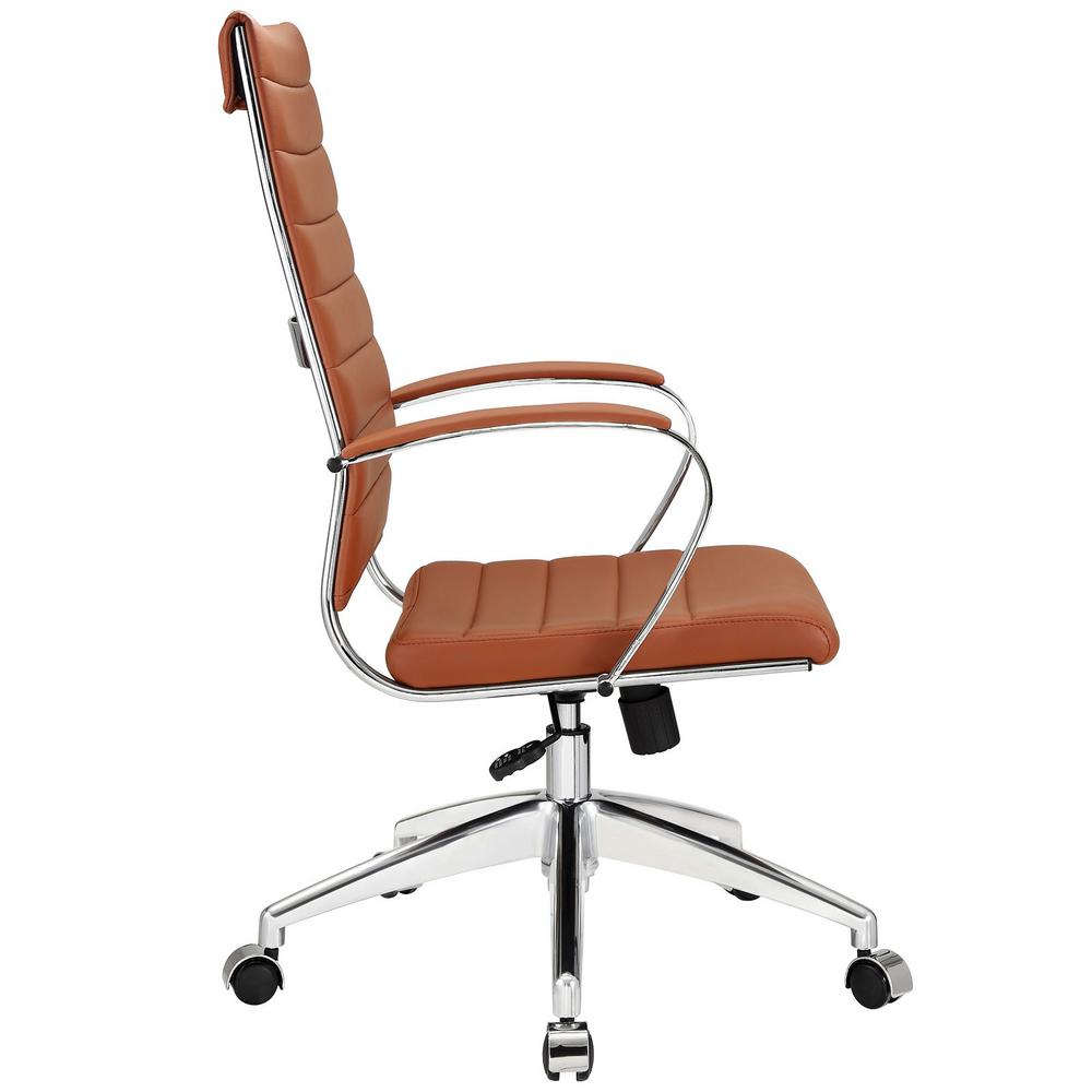 Modway Jive Ribbed High Back Tall Executive Swivel Office Chair With