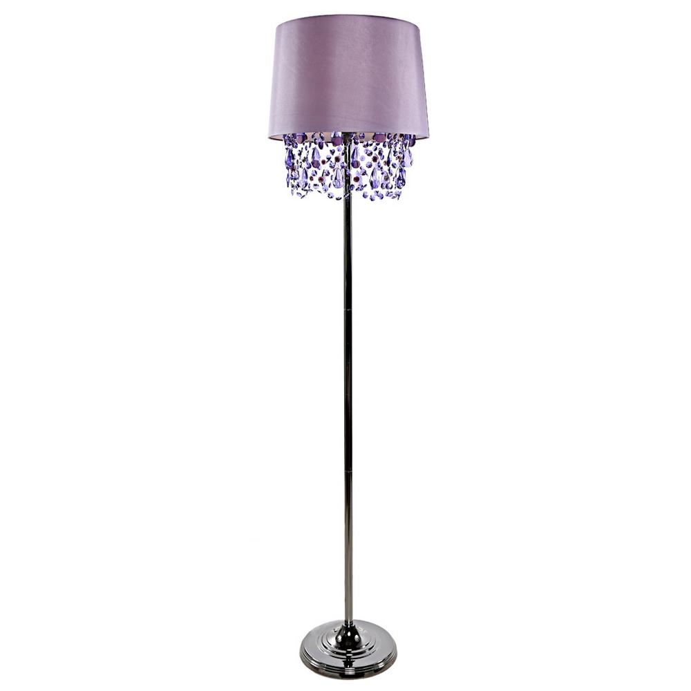 Lilac Floor Lamp, Purple Floor Lamp Shade