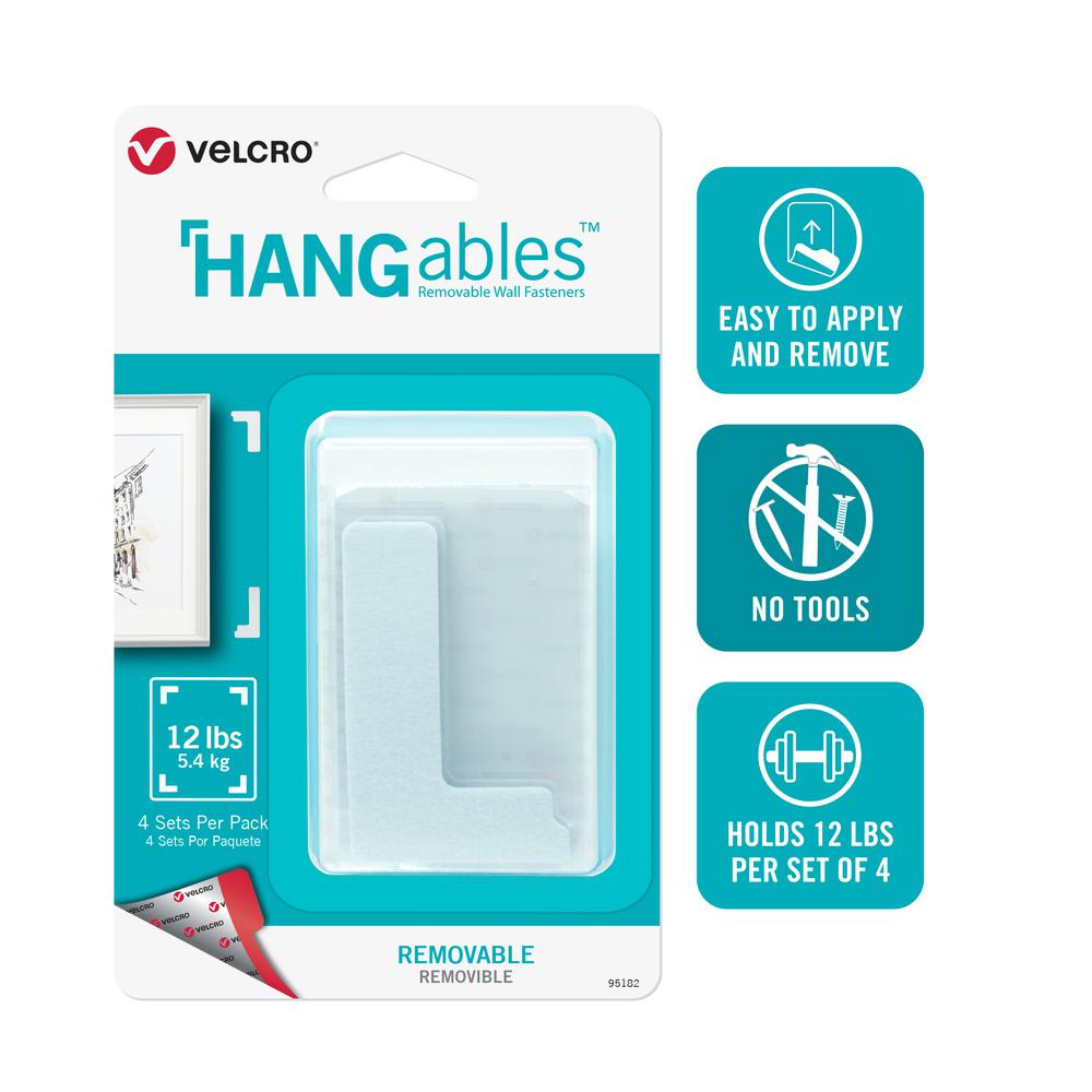 VELCRO Brand Picture & Mirror Hanging Fasteners The Home Depot