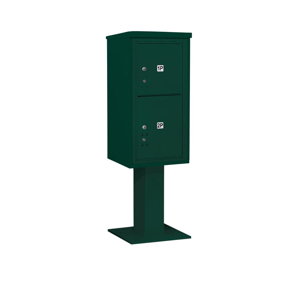 dVault Curbside Mail and Package Delivery Vault Black Locking Mailboxes