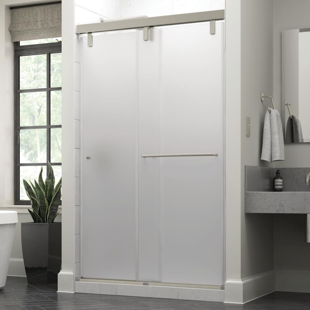 Delta Portman 48 X 71 1 2 In Frameless Mod Soft Close Sliding